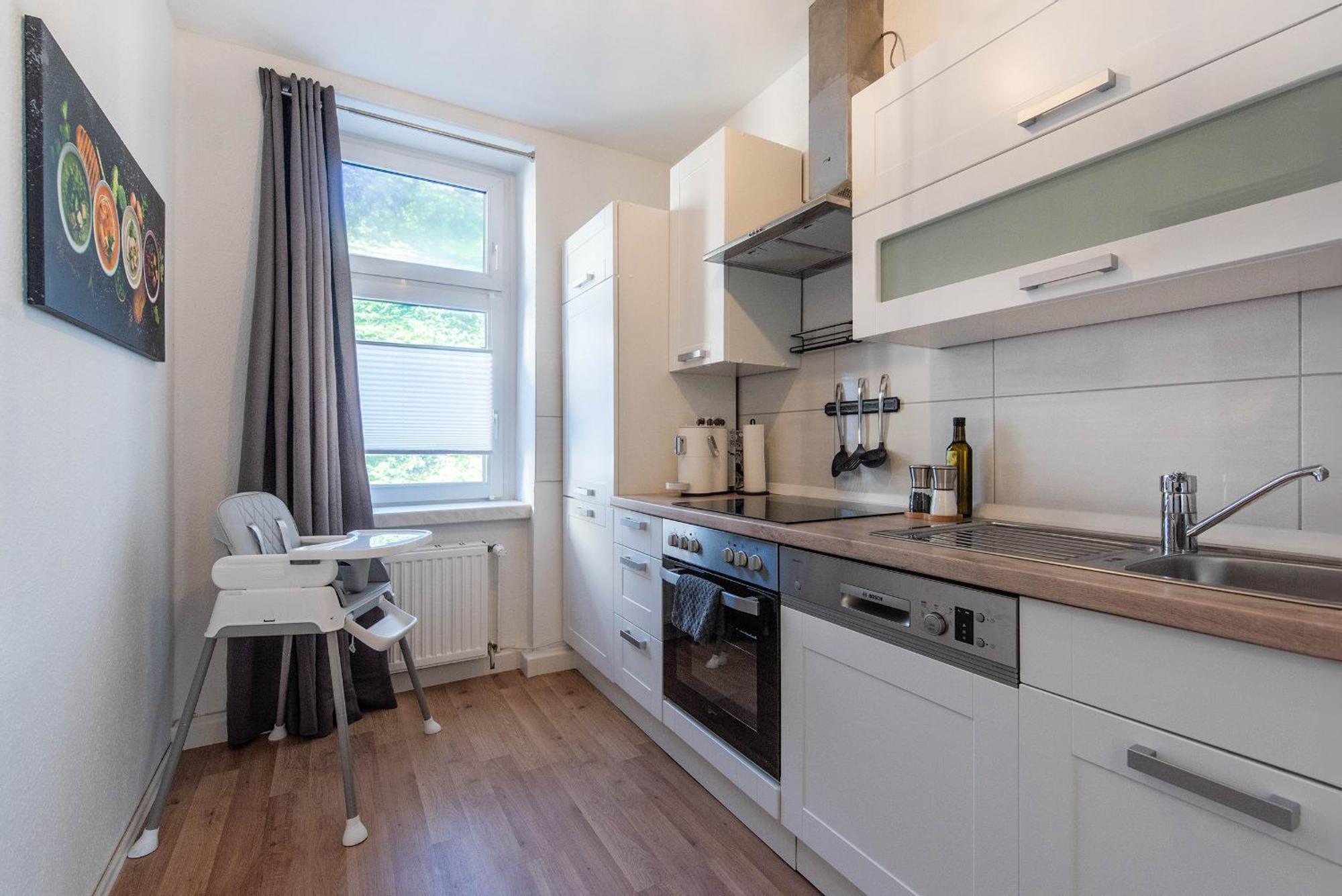 Apartment - Modern - Familienfreundlich - Kueche Гота Екстериор снимка