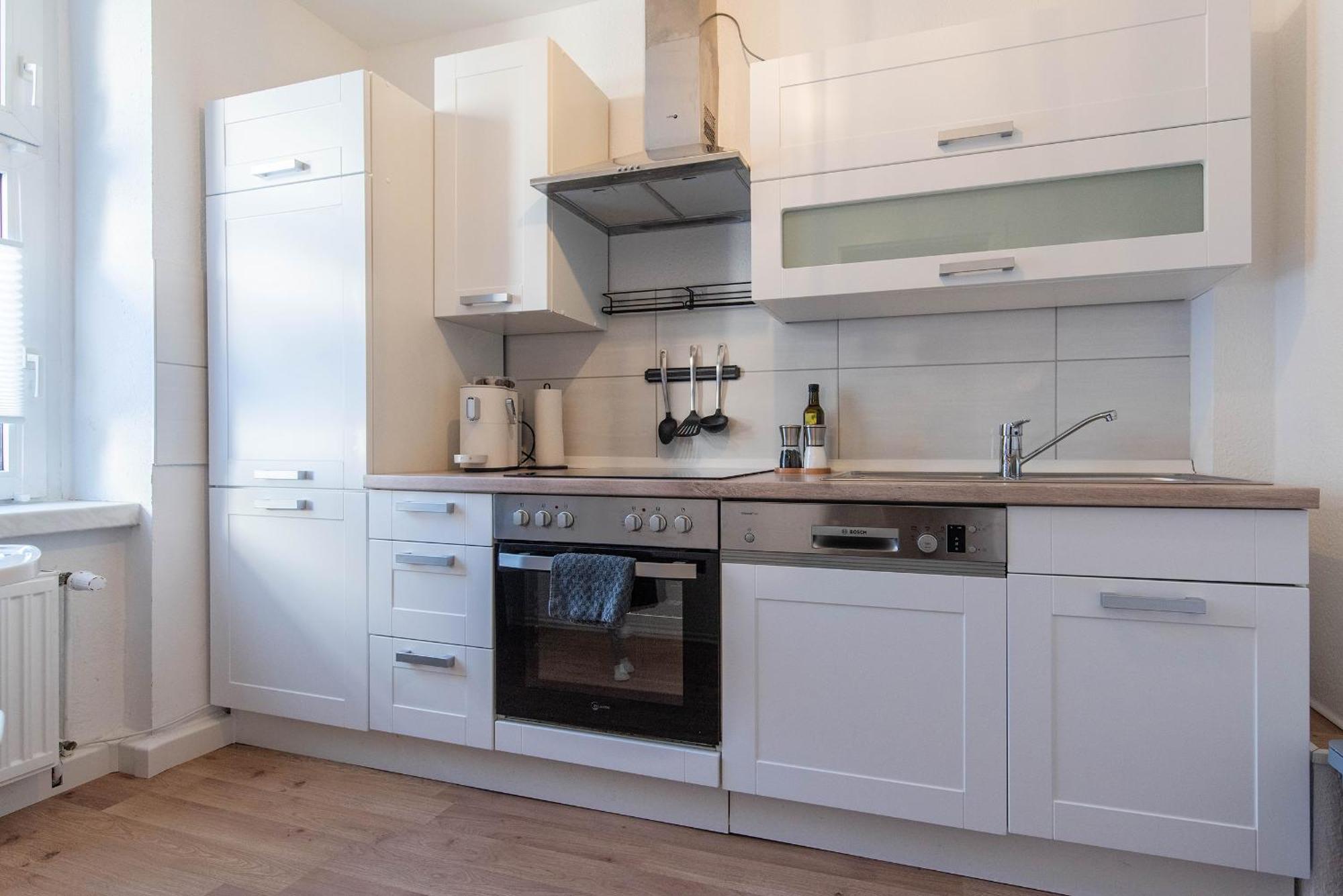 Apartment - Modern - Familienfreundlich - Kueche Гота Екстериор снимка